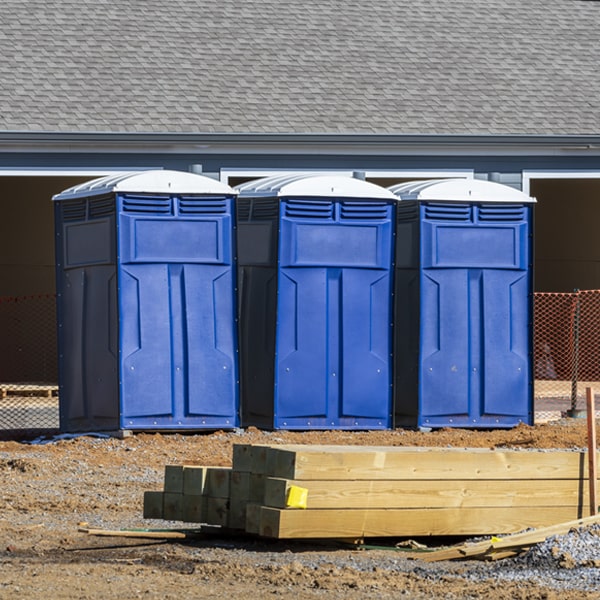 how do you dispose of waste after the porta potties have been emptied in Hooper